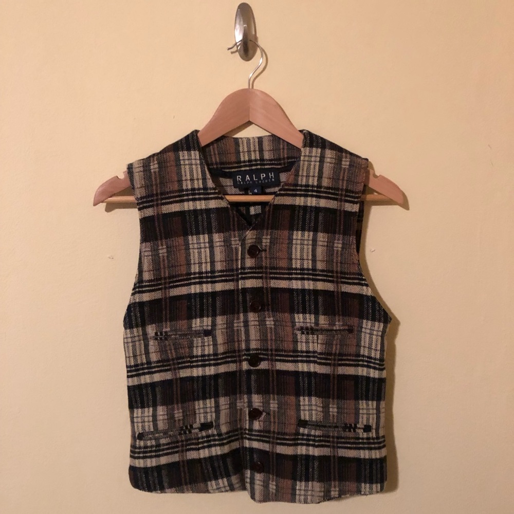Ralph Lauren Plaid Vest